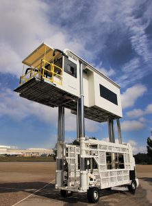 Paxlift ambulift raised
